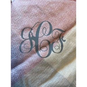 Personalized GFC Initials Shawl Scarf